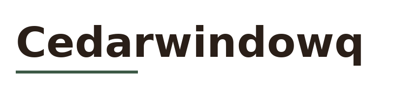 Cedarwindowq logo
